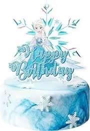 Valentina Buck Frozen Cake Topper Cupcake Decorations Birthday Party Topper for Children, 1 count