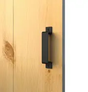 Black Sliding Barn Door Handle BH8 - Australia Barn Door Expert