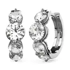 Sassy Girl Hoop Earrings Embellished with Swarovski crystals