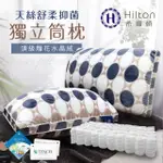 HILTON希爾頓幾何圖騰銀離子天絲獨立筒釋壓枕