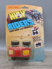 Matchbox High Riders 454 Rat Car Corvette And 4x4 Wheels Dune Buggy 1984 Sealed