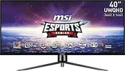 MSI MAG 401QR - 40 Inch UWQHD Esports Gaming Monitor - 3440 x 1440 IPS Panel, 155 Hz / 1ms, VESA - Display Port 1.4a & HDMI 2.0 & Type C Port