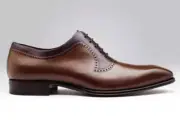 Brown Handmade Derby Oxford Shoes For Men Custom Made Dress Shoes For Men