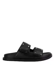 Size EU 39 / AU 8 NEW IN BOX - Sol Sana Carlette Slide Sandals, Black Leather