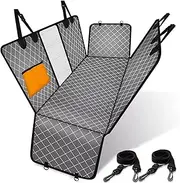 Dog Car Seat Cover Dog Hammock Folding Dog Car Seat Cover Hammock Carriers Cushion Pet Supplies(Gray)