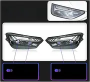 Car Lights Compatible for Q5 Headlight 2021-2024 LED Projector Head Lights DRL Daytime Running Light Front Lamps Turn Signal