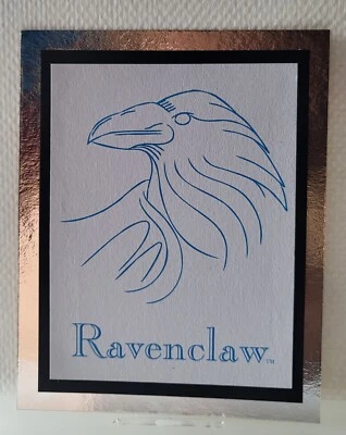 Harry Potter Ravenclaw Card 7. Scrapbook, Card making Paper Piecing.