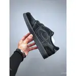 V7VL 奈吉   AIR JORDAN 1 LOW OGORIGINAL 全黑掛鉤籃球鞋黑色跑步