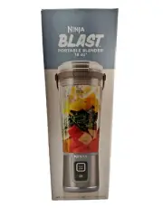 Ninja BLAST 18oz USB-C Rechargeable Portable Blender Gray & Blue BC155SNV