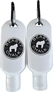 Beasty Chalk - Liquid for Weightlifting, Cross Training, 1.5 oz pair