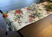 DaDa Bedding Tropical Paradise Floral Birds Festive Tapestry Dining Table Runner