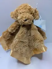 NWT Cloud Island Super Soft Plush Golden Doodle Puppy Dog Baby Security Blanket