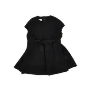 [MM6] MM6 Milano Stitch mini dress with belt Kids 14Y 14Y Black