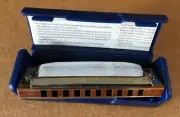 HOHNER Blues Harp Model 532 MS 10-hole Diatonic Harmonica; Key of Bb