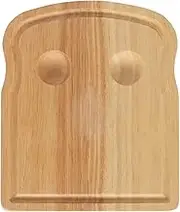 Argon Tableware Breakfast Board - 20 x 24cm - Large Wooden Toast, Egg and Cheese Serving Platter Trays for Valentines, Anniversary, Birthday, Wedding Gifts