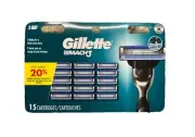 Gillette Mach 3 Razor Blade Refills 15 Cartridges - New In Package Free S&H!