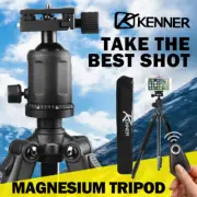 Kenner Camera Tripod Ball Head Stand DSLR Mount Phone Holder Remote Shutter