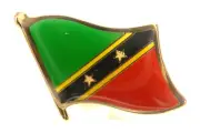 St Kitts and Nevis Flag Lapel Pin /St Kitts & Nevis Pin