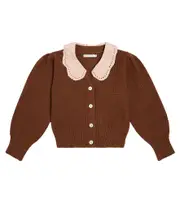 [The New Society] The New Society New Venera cashmere-blend cardigan Y 8 brown