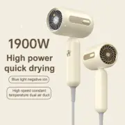 Professional Ionic Hair Dryer 1900W Powerful Quick Drying Low Noise Hair Dryer