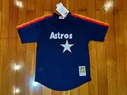 Nolan Ryan Baseball Jersey Houston Astros Mitchell & Ness Sz Youth Large MLB