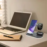 Laser 3-IN-1 Wireless Charging Station