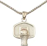[LALADEFIEE] Basketball Chain Pendant Necklace Long Pendant Necklace for Men Sports Jewelry for Boys