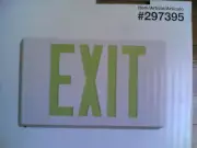 NIB: Green LED Emergency EXIT SIGN w/ Batery Back-Up
