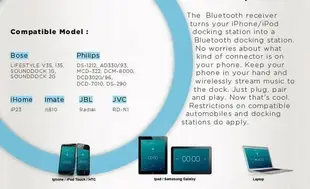 特價 30pin音響無線藍芽音頻樂接收器iphone4S接口JBL音箱Bose適配器