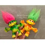 美國🇺🇸1980S VTG TROLL TRENDMASTER TROLLS 恐龍 古董玩具 醜娃 巨魔娃娃 幸運小子