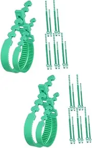BESPORTBLE Sets Flexible Tree Stake Ties Green Plant Tape Garden Plant Twist Ties Cable Straps for Support for Home Office Pcs