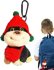 Backpack Charm - Bee Puppy Bag Pendant Cute Plush Doll,Trendy Backpack Keychain Pendant Ornament, Adorable Doll for Christmas Birthday