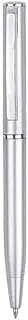 5PCS Light Silver Ballpoint Pen Mini Short Style Plastic Rotating Stationery Twisting Supplies Pen School Metal Rotary