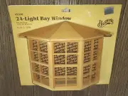 NOS Houseworks Dollhouse 24 LIGHT BAY WINDOW #5008 1/12 New Old Stock