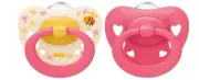 NUK: Signature Silicone Soother - 18-36mths Pink (2 Pack)
