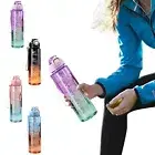 1000ml Clear Water Bottle With Straw, BPA-Free Sports Bottle, Dishwasher, Safe