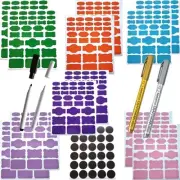 Chalkboard label sticker 384 COLOURED 30 Black for Home Office Pantry FREE POST