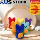 Easter Bunny Stuffed Animal Plush Peeping Rabbit Easter Toy Desktop Sofa Decor