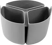 Silicone Stew Pot Liner,Foldable Slow Cooker Divider | Dishwasher-Safe, 3-Compartment, Heat-Resistant For Holiday Cooking, Soup Storage, Meal Prep