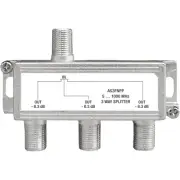 PCT AS3FNPP 3 Way F-Type Splitter Foxtel Approved F30224 Blocking Capacitors