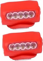 BESPORTBLE Lar-Powered Bike Light Set 7 Led Taillight Front Light Led Strobe for Mountain Biking