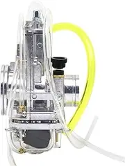 Engine Carburetor 36/38/40mm HV 2 Stroke Power Jet Carburetor High Velocity Adjustable Power Jet for Kawasaki for KX250F for KX450F for KLX400 for KLX450 for KLR650 Carburetor(34mm)
