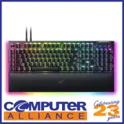 Razer BlackWidow V4 Pro RGB Linear-Yellow Mechanical Gaming Keyboard Black
