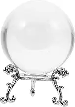 1Set Crystal Ball Adornment with Stand Valentine's Day Present Crystal Decoration with for Home Office Bedroom Compact