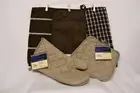 Brown Kitchen Hand Dish Towels Oven Mitts Potholders Set of 6 Shower Bundle Set
