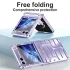 Plating Shockproof Hard Case Cover For Samsung Galaxy Z Flip6 Flip5 Flip4 Flip3
