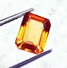 3.40 Ct Natural ORANGE Sapphire CERTIFIED Loose Gemstone With Free Gift