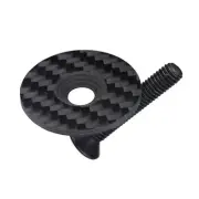 Stylish Carbon Fiber Bike Headset Stem Cap Cover 1 18 31 8mm Mountain Road