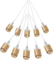 Perfume Bottle Capper 10pcs Mister Spray Bottle Nozzle Elegant Plastic Card Perfume Pump Head for Diy