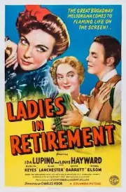 Ladies In Retirement poster Ida Lupino Evelyn Keyes Louis Hayward Old Photo